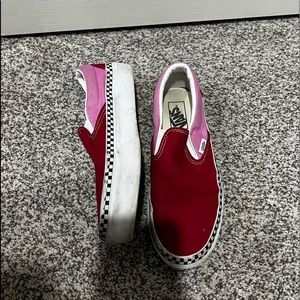 platform slip on vans